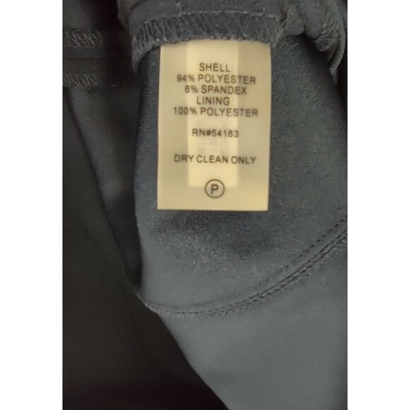 Tommy Hilfiger Dress Size 12 Dark Blue With White Lace Trim Sleeveless - Picture 12 of 12